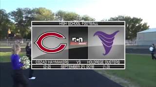 Holdrege Dusters vs Cozad Haymakers Football Highlights [upl. by Vallie]