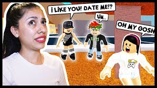 MY FRIEND ASKED OUT A GUY amp THEN SHE LIED ABOUT IT  Roblox Roleplay  Roblox High School [upl. by Gunner]