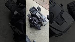 Totalled BIG ROCk 6s on the first day SMH bigrock6s rccrash rccar arrma arrmatough [upl. by Ranee169]