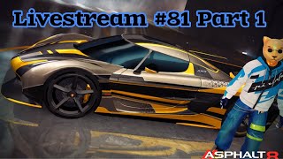 Asphalt 8 livestream  81  Multiplayer ft Alien [upl. by Atteragram288]