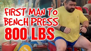 Danial Zamani 800 Pounds Bench Press [upl. by Mallissa]