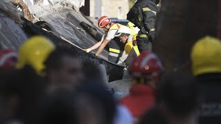 At least 13 dead after roof collapse outside train station in Serbia [upl. by Hunt165]