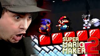 SONIC EXE SPIRITS OF HELL IS IN MARIO MAKER 2 [upl. by Venus]