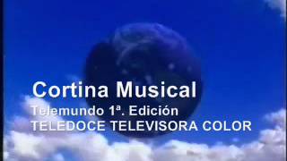 Cortina Musical Telemundo Primera Edicion [upl. by Aronle]