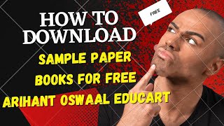 how to download sample paper books pdf for free 🤯 [upl. by Llehcar435]