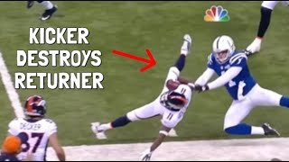 NFL KickerPunter Tackling Highlights [upl. by Norry]