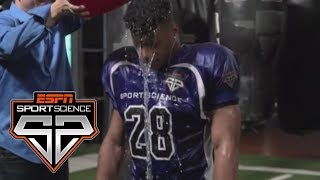 Saquon Barkley Undergoes The Weather Test  Sport Science  ESPN [upl. by Eolcin]