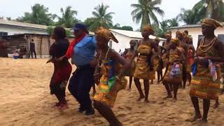 Agbadza dance Volta region of Ghana [upl. by Aldwon]