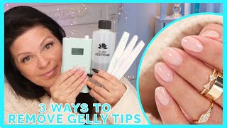 How to Remove Gelly Tips Safely👍🏼 [upl. by Asirrac38]