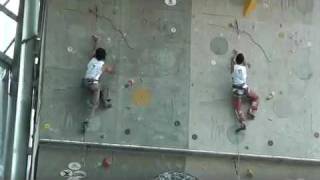 David Lama vs Ramon Julien Puigblanque Rock Master 2009 [upl. by Adriena]