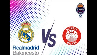 U16M REAL MADRID vs OLIMPIA MILANO Tournament No Borders Euro Cup Trieste 2024 [upl. by Alleoj229]