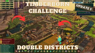 The Double District Challenge Is Over In Timberborn [upl. by Enelav]