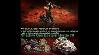 War Commander  Shadow Ops Eastern Horde 70 easy way [upl. by Akimad]