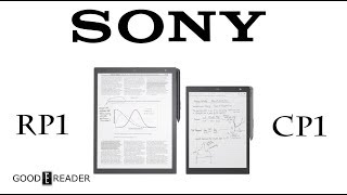 Sony Digital Paper DPTCP1 vs Sony DPTRP1 [upl. by Leahcimrej818]