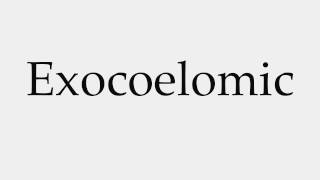 How to Pronounce Exocoelomic [upl. by Dallman]