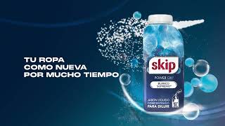 Protegé tu ropa blanca con Skip Power Oxi [upl. by Netnert]