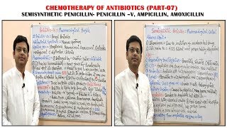 Chemotherapy of Antibiotics Part07 Penicillin 3 Semisynthetic Penicillin  Chemotherapy [upl. by Lhamaj]