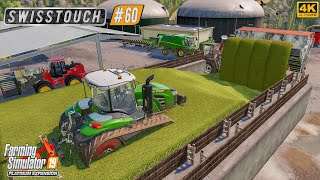 Chopping Maize amp Making Silage Spreading Digestate ⭐ Swisstouch 60 FS19 4K TimeLapse [upl. by Oisinoid703]