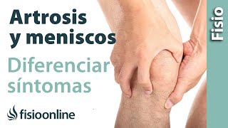 Cómo diferenciar si un dolor de rodilla es por artrosis o por el menisco [upl. by Onairotciv999]