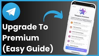 How to Upgrade Telegram Premium  Android  iPhone [upl. by Karilynn969]