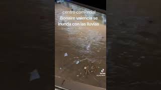 Se destroza el centro comercial Bonaire de Valencia por las lluvias [upl. by Papke]