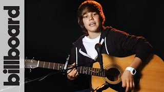 Justin Bieber One Time Full Acoustic Performance  Billboard Live Studio Session [upl. by Eirek821]