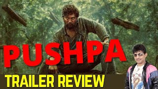 Pushpa movie trailer review by TheBrandKRK bollywood review filmreview [upl. by Otreblaug]