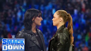 WWE Full Match  Rhea Ripley Vs Ronda Rousey  SmackDown Live Full Match [upl. by Aibara179]