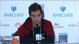 Interview with Richard Gasquet in London [upl. by Pleasant]