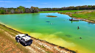 Adding 10000 Fish to the 5 Acre Pond [upl. by Slaby]