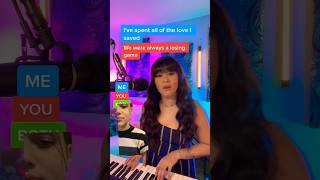 cover singer singing piano music karaoke duet asmr musik song sing greenscreen nice [upl. by Ccasi]