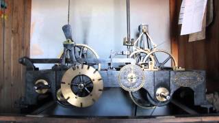 Spittal United Reformed Church Clock Striking 3pm Northumberland [upl. by Letnahc]