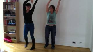 Video 1 Dancing Queen Flash Mob  step by step without music Part 1 of 3 [upl. by Begga29]