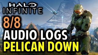 Pelican Down All Audio Logs Locations  Halo Infinite Collectibles Guide [upl. by Quintilla]