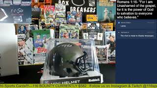 2024 Gold Rush Autographed Football Mini Helmet 1 Box Group Break [upl. by Millan]