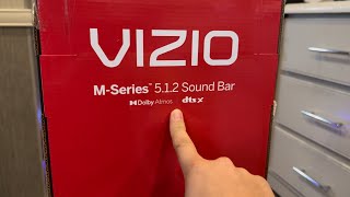 499 Vizio M512aH6 Sound Bar Unboxing and Testing [upl. by Nonnahc]