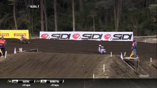 Jeremy Van Horebeek and Romain Febvre battle MXGP of Patagonia Argentina 2015  motocross [upl. by Shwalb]