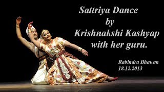 Sattriya Dance  Krishnakshi Kashyap and Ramkrishna Talukdar in 2013 [upl. by Aokek]