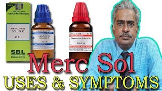 Merc Sol  Symptoms and Uses in Homeopathy by Dr PS Tiwari [upl. by Moberg98]