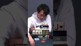 Huge Cooler  Top Two vs Middle Set poker fyp [upl. by Anined]