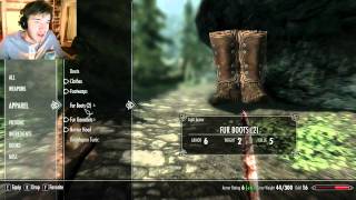 Pewdie Plays Skyrim  Part 3  First Flying Chicken [upl. by Arny]