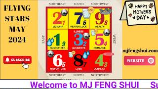 MAY 2024 FLYING STAR FENG SHUI READING [upl. by Ahsyia]