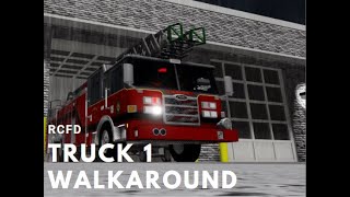 RCFD Truck 1 walkaround [upl. by Adolphe]