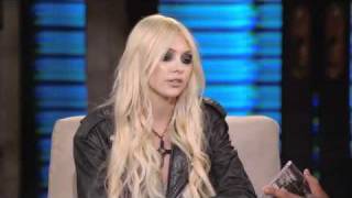 Taylor Momsen The quotGossip Girlquot star talks about rock n roll Hustler on Lopez Tonight pt1 21011 [upl. by Ahsemak]