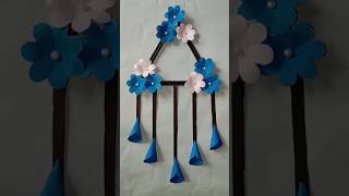 Easy wall Hanging  Paper Wall Hanging  Paper Flower Wall Hanging easycrafts [upl. by Nisior]