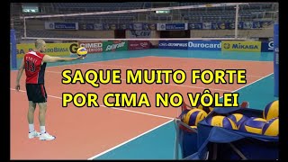 COMO SACAR FORTE POR CIMA NO VOLEIBOL [upl. by Jeu]