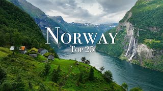 Top 25 Places To Visit in Norway  Travel Guide [upl. by Avehsile717]