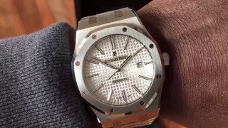 Audemars Piguet Royal Oak 15400 Unboxing [upl. by Fira]