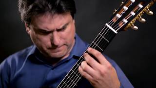 Ojos Brujos by Leo Brouwer  Rene Izquierdo  Altamira Double Top Guitar [upl. by Hainahpez]