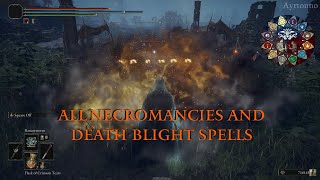 ELDEN RING  Convergence Mod Showcase  Necromancies and Death Blight Spells [upl. by Snebur]